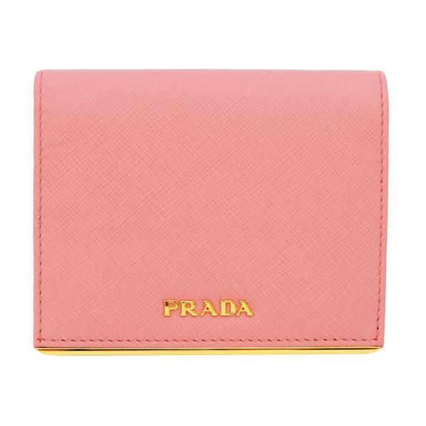 プラダ(PRADA) ピンク 財布 レディース二つ折り財布 | 通販 プラダ(PRADA) ピンク 財布 レディース二つ折り財布 | 通販