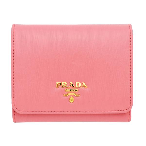 PRADA（プラダ） プラダ財布 三つ折り財布 レディ−ス VITELLO MOVE