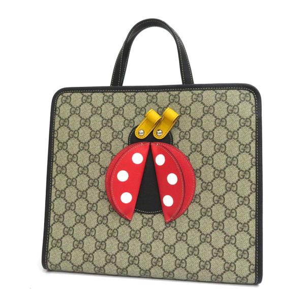 中古 美品 グッチ バッグ トートバッグ てんとう虫 チルドレンズ GG 