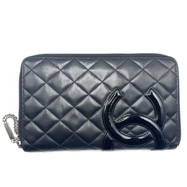 CHANEL シャネル カンボンライン 長財布 ラムスキン ココマーク CHANEL（シャネル） 長財布 カンボンライン マトラッセ ココマーク