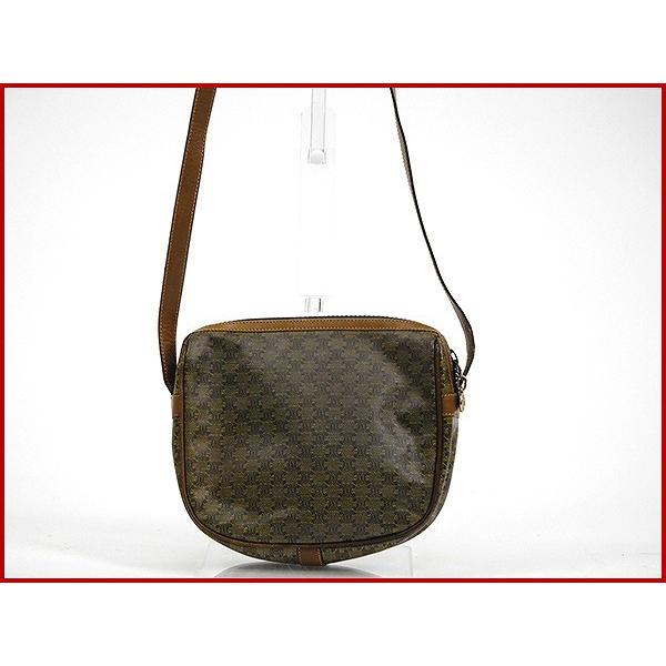 セリーヌ バッグ レディース メンズ可 オーバーのアイテム取扱 Celine マカダム 中古 ショルダーバッグ X