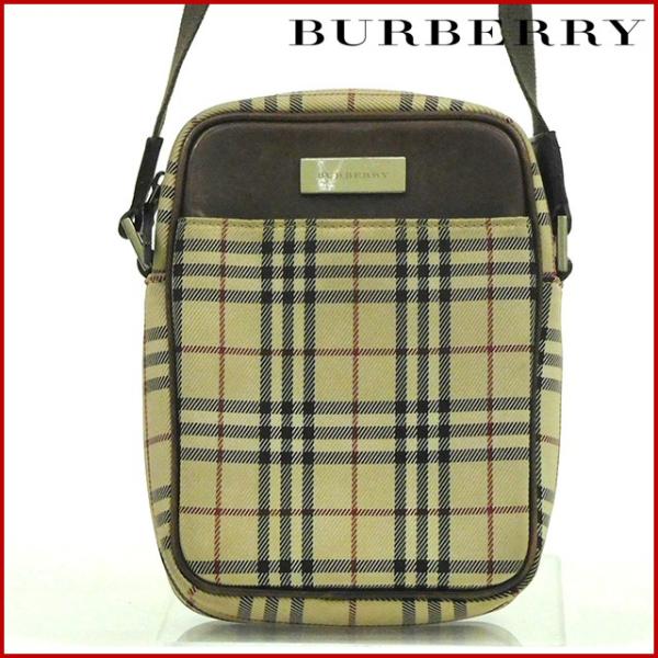 バーバリー バッグ レディース メンズ可 Burberry 中古 ノバチェック ショルダーバッグ 舗 斜めがけショルダー X117