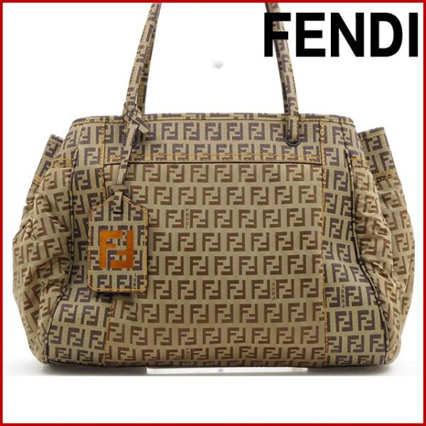 ランキングtop10 フェンディ バッグ レディース メンズ可 Fendi X 中古 ズッキーノ ショルダーバッグ