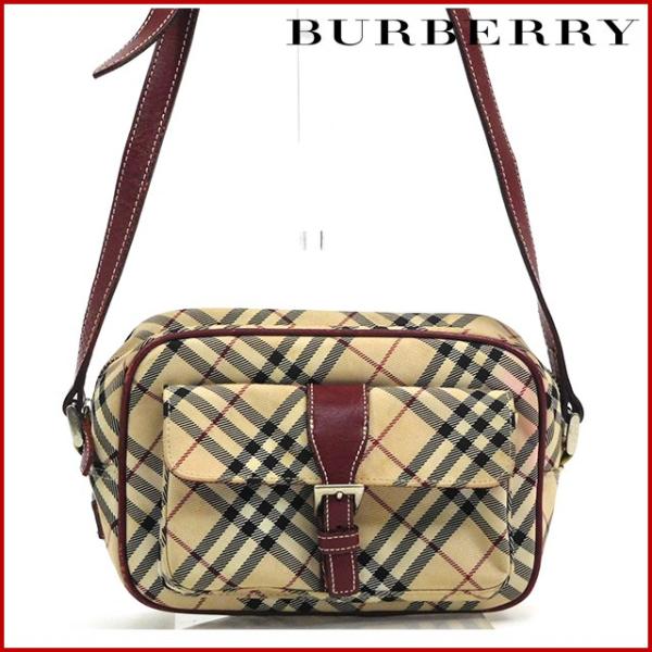 通販 激安 バーバリー バッグ レディース メンズ可 Burberry ショルダーバッグ 中古 斜めがけショルダー ノバチェック X