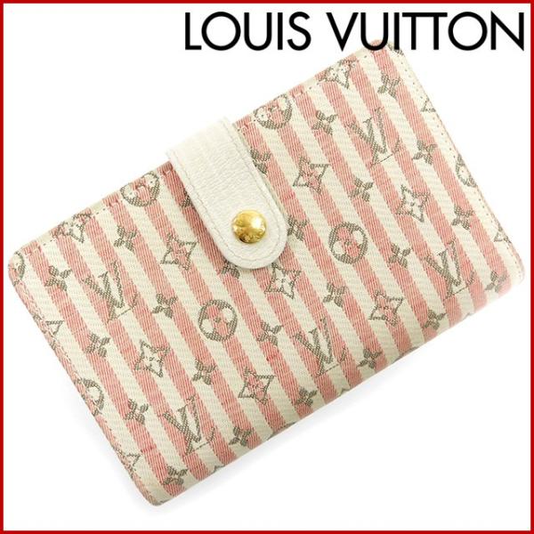 ルイヴィトン 財布 レディース メンズ可 Louis Vuitton 送料0円 二つ折り財布 モノグラムミニラン クロワゼット M がま口財布 X 中古 ヴィエノワ