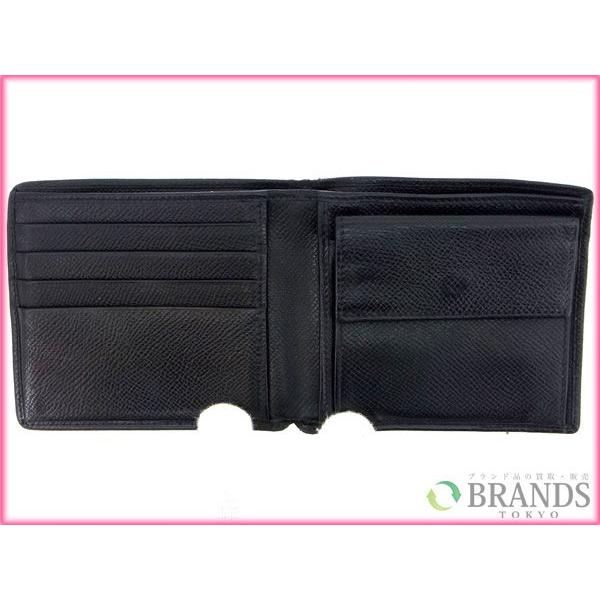 ブルガリ 財布 レディース メンズ可 注文後の変更キャンセル返品 Bvlgari ロゴ メンズ 二つ折り財布 X4309 中古