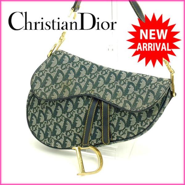 クリスチャン ディオール バッグ レディース Christian Dior 賜物 中古 ワンショルダー サドル ショルダーバッグ X5915 トロッター 卓出