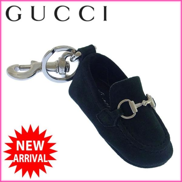 グッチ Gucci キーホルダー 格安 価格でご提供いたします キーリング チャーム メンズ可 ビット付きローファー 人気 中古 美品 X6533