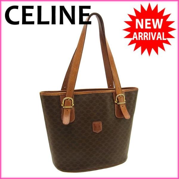 セリーヌ バッグ レディース メンズ可 お得セット Celine マカダム ショルダーバッグ 中古 X7118 トートバッグ