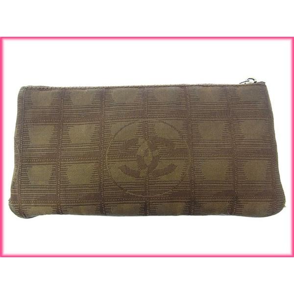 シャネル バッグ レディース メンズ可 日本メーカー新品 Chanel 中古 化粧ポーチ ニュートラベルライン ポーチ X76