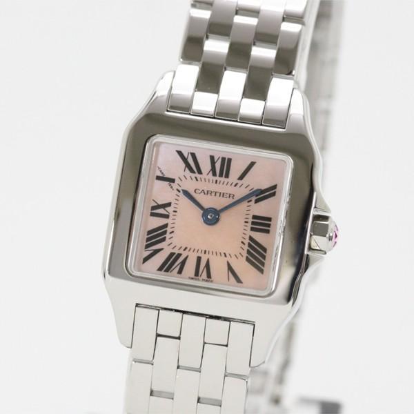Cartier サントスドゥモアゼル　ピンクシェル　ステンレススチール 時計 Cartier（カルティエ） サントスドゥモアゼル SS ピンクシェル