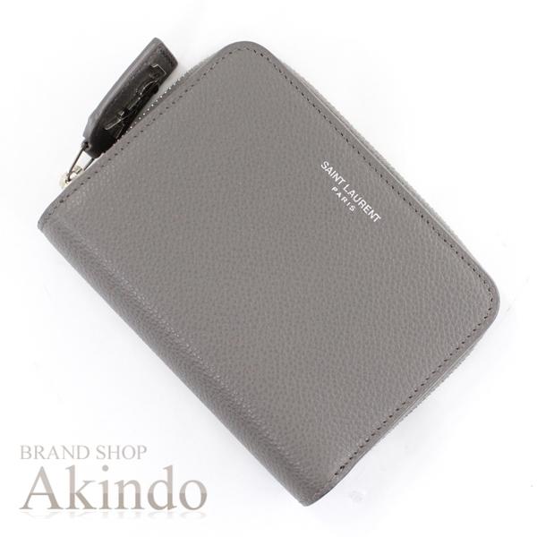 サンローラン リヴ・ゴーシュ 二つ折り財布 レザー コンパクトウォレット SAINT LAURENT サンローラン 二つ折り財布 リヴゴーシュ コンパクト