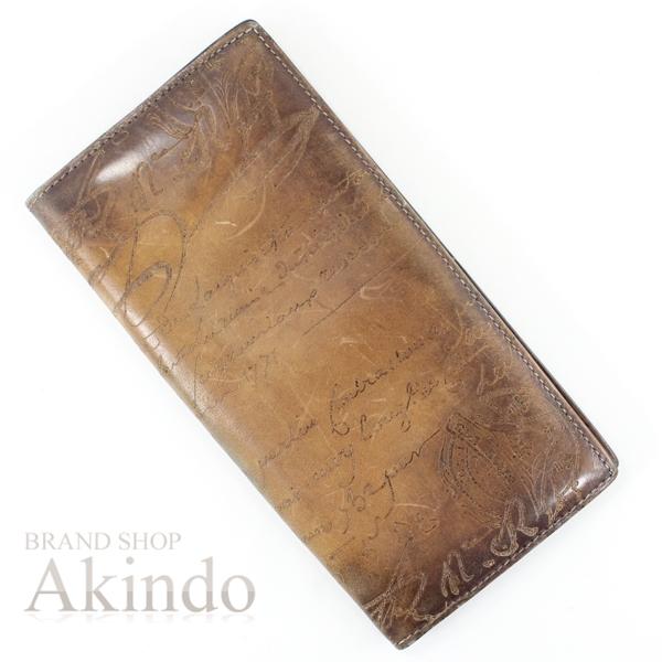 Berluti（ベルルッティ） 二つ折り長財布 サンタル スクリットレザー