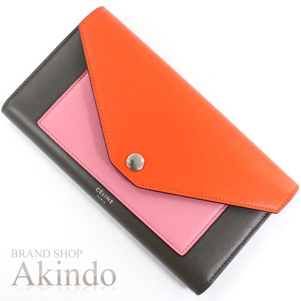 CELINE 【新品・未使用】セリーヌ 三つ折り長財布 トライフォールド  