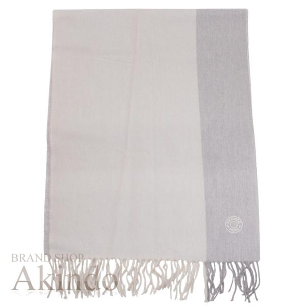 HERMES（エルメス） 【新品】エルメス マフラー カシミア100% グレー