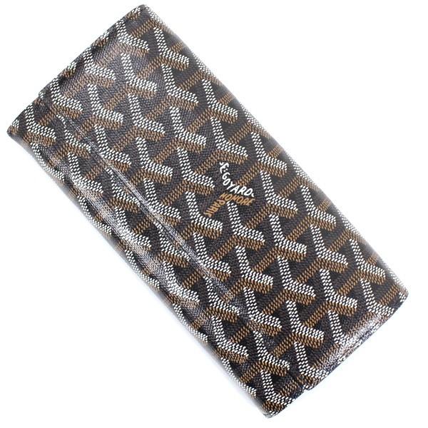 GOYARD（ゴヤール） 長財布 黒 PVC ヴァレンヌ 二つ折り長財布