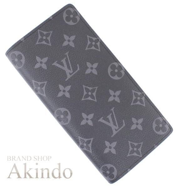 ルイヴィトン ポルトフォイユブラザ モノグラムエクリプス 二つ折り財布