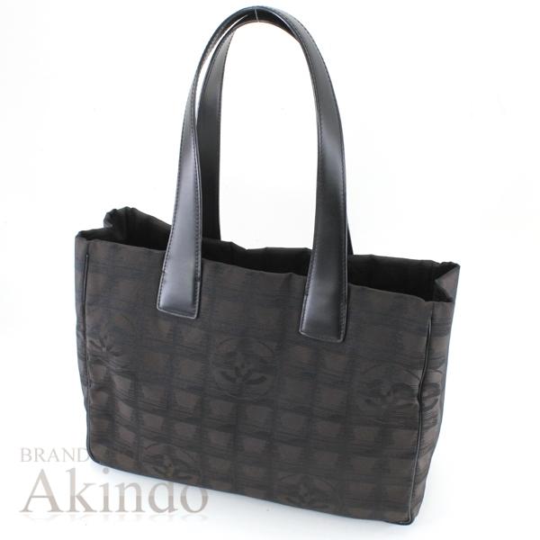 CHANEL 【新品・未使用】シャネル ニュートラベルライン トートPM 茶 