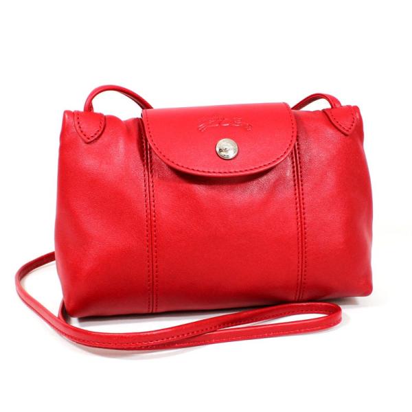 LONGCHAMP ロンシャン レオパード柄 ハラコ レザー クラッチ バッグ LONGCHAMP（ロンシャン） クラッチバッグ ル・プリアージュ キュイール