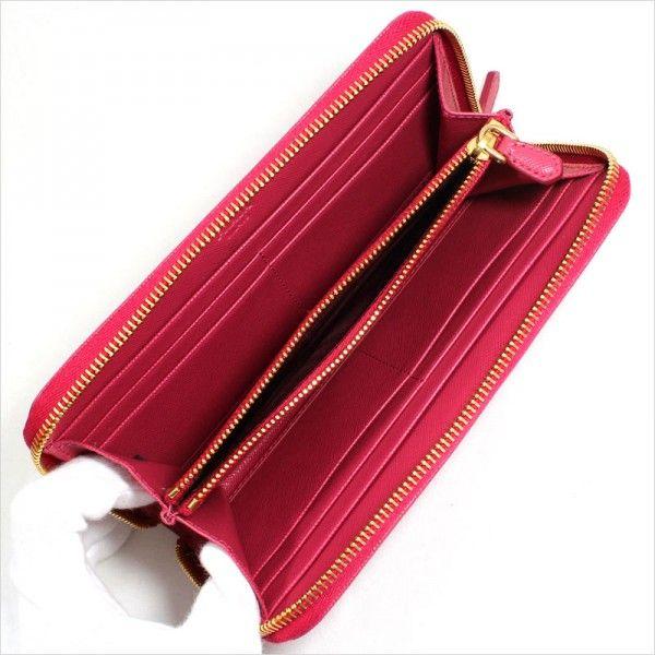 PRADA プラダ ラウンドジップ長財布 SAFFIANO METAL PRADA プラダ ラウンドジップ長財布 SAFFIANO METAL