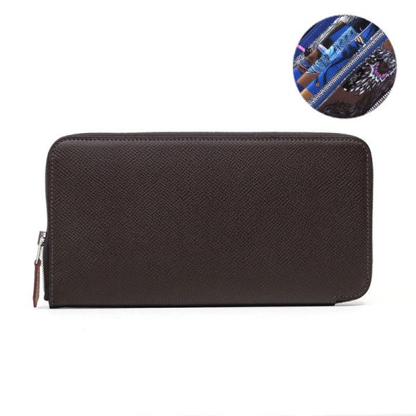 HERMES（エルメス） ラウンドファスナー長財布 ポルトフォイユシルク