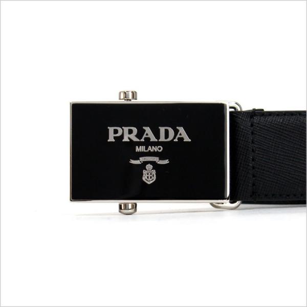 PRADA（プラダ） ベルト ブラック サフィアーノレザー / SAFFIANO