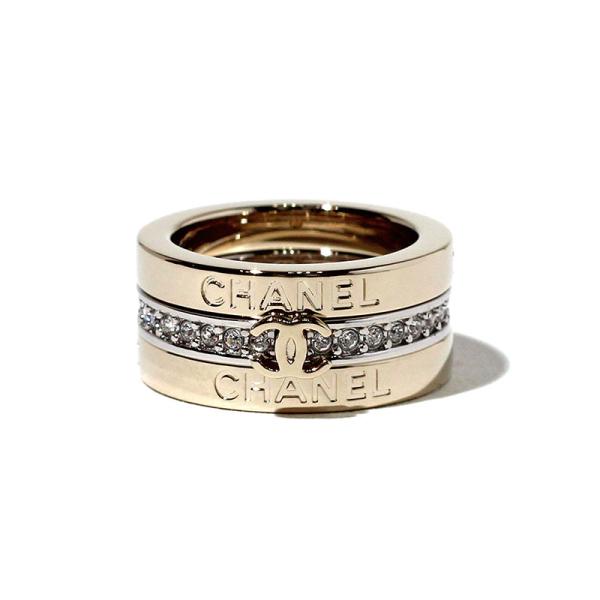 CHANEL（シャネル） リング 指輪 3連 トリニティ CCマーク 12号サイズ