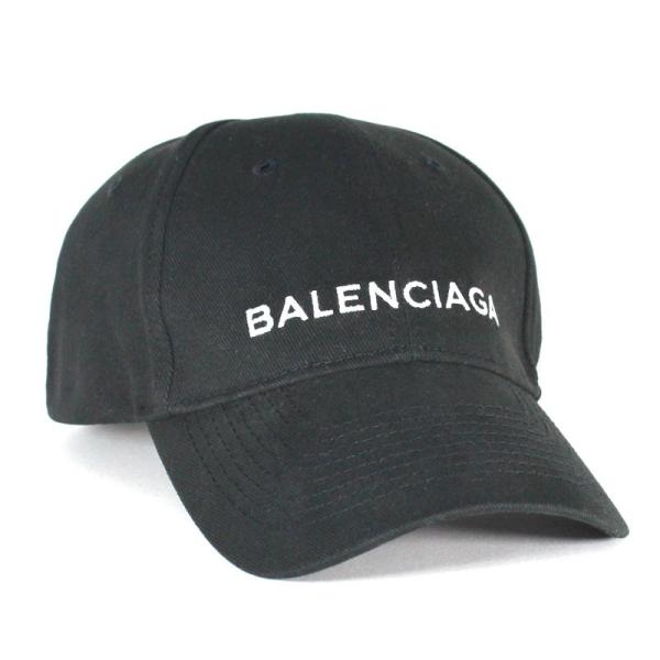 バレンシアガ BALENCIAGA キャップ ブラック ベースボールキャップ 