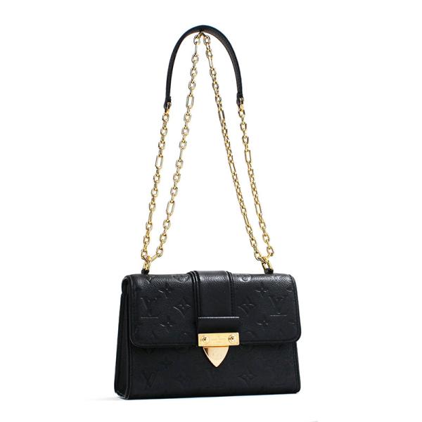 LOUIS VUITTON ルイ・ヴィトン サンシュルピスＢＢ ショルダーバッグ M44242 レザー ブラック  レディース【中古】 LOUIS VUITTON（ルイ・ヴィトン） LOUIS VUITTON 2WAYショルダーバッグ