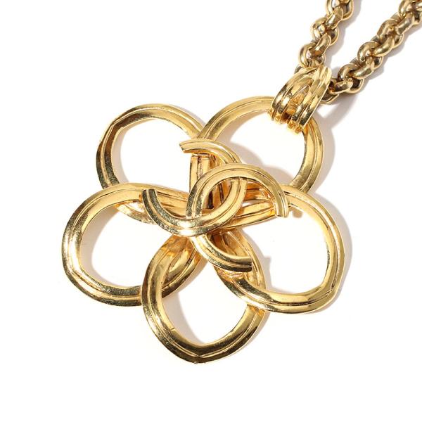 CHANEL（シャネル） ネックレス ヴィンテージ フラワーレース CCマーク