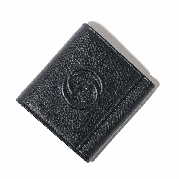 GUCCI 三つ折り財布 コンパクトウォレット ソーホー インターロッキングG GUCCI（グッチ） ソーホー ミニ財布 ミニウォレット 三つ折り財布 小銭