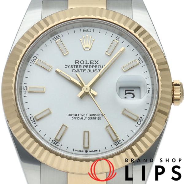 ロレックス ROLEX デイトジャスト41 126333 ホワイト ゴールド/ステンレススチール 自動巻き メンズ 腕時計 ROLEX（ロレックス） デイトジャスト41 メンズ時計 オイスター 126333