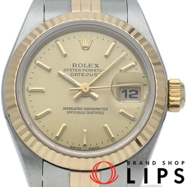 美品　ロレックス　デイトジャスト 79173 純正コマ　SS×YG ROLEX（ロレックス） デイトジャスト レディース時計 79173(F) K18YG