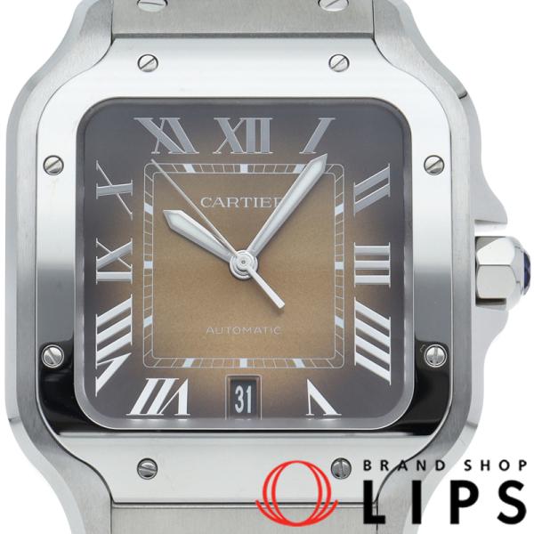 Cartier カルティエ サントス ドゥ ウォッチ LM ブラウン WSSA0064 箱  