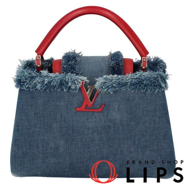 ルイ・ヴィトン カプシーヌPM M52996 デニム/トリヨン レディース  
