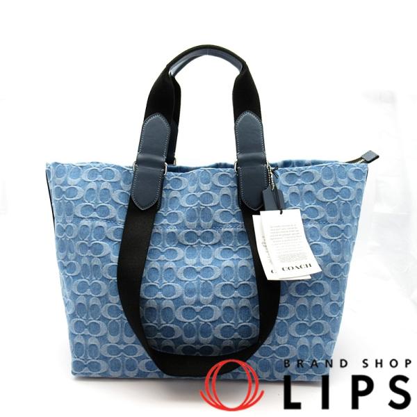 COACH（コーチ） スモール ツアー トートバッグ CDF24 デニム