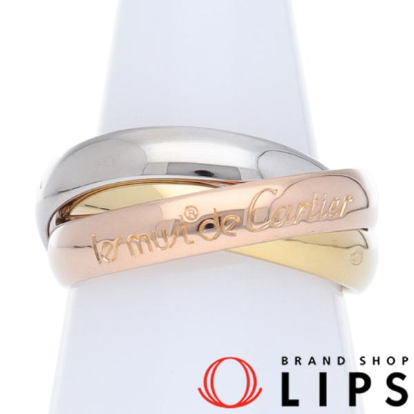 Cartier カルティエ トリニティリング (#7) K18/3カラー レディース  