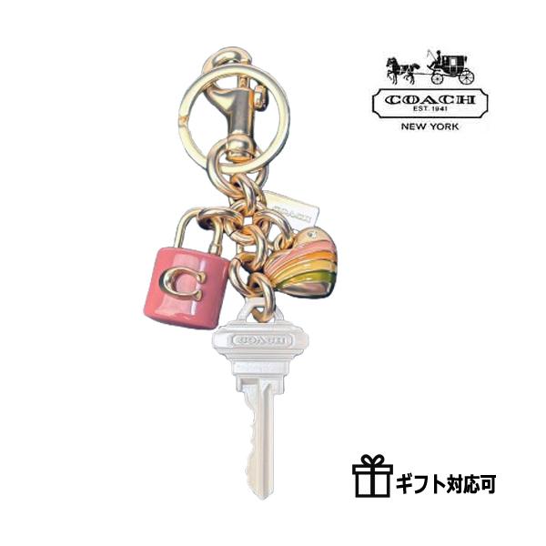 極美品 COACH ハート キーリング キーホルダー レザー スタッズ コーチ キーホルダー COACH キーリング ハート シグネチャー レザー