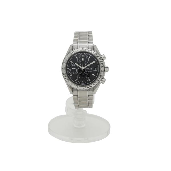 オメガ OMEGA スピードマスター デイト 腕時計 メンズ 自動巻き 3513.50 クロノグラフ シルバー ブラック オートマチック 中古