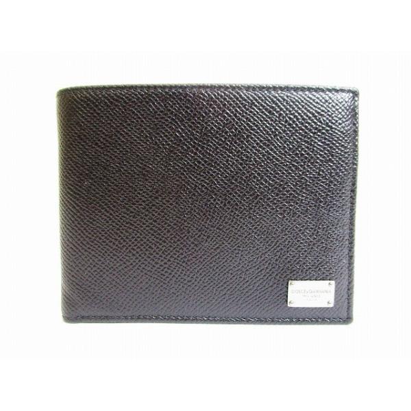 極美品 DOLCE＆GABBANA ドルチェ＆ガッバーナ 二つ折り財布 DOLCE&GABBANA（ドルチェ & ガッバーナ） ドルガバ DOLCE&GABBANA D&G