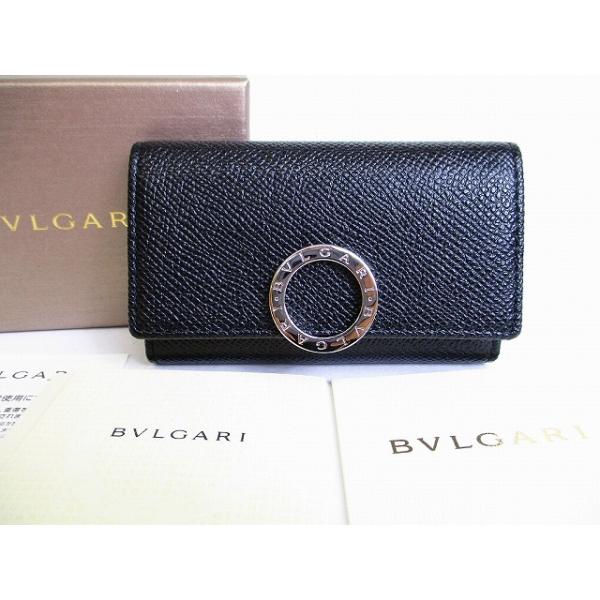 新品未使用 BVLGARI ブルガリ ロゴクリップ グレインレザー キーケース BVLGARI ブルガリ ロゴクリップ グレインレザー 6連 キーケース