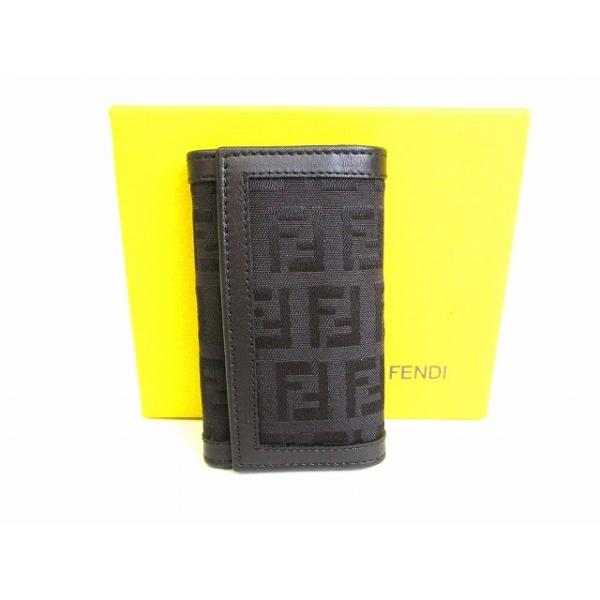 FENDI（フェンディ） ズッキーノ キャンバス 6連 キーケース
