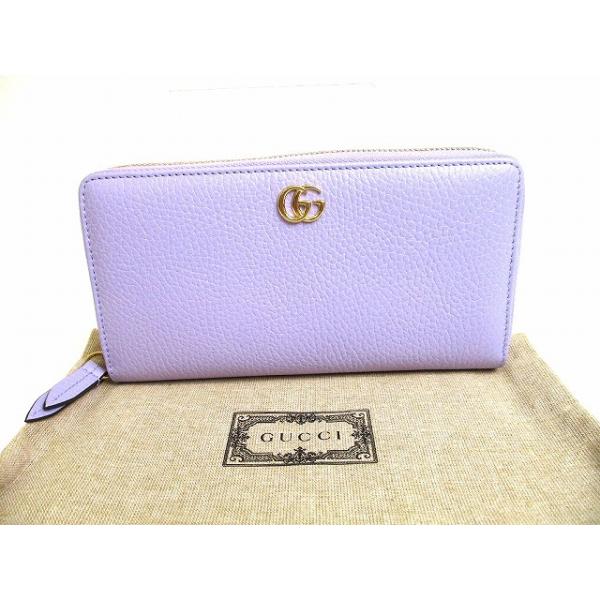 GG グッチ GUCCI ダブルG レザー ジップアラウンドジップウォレット 長