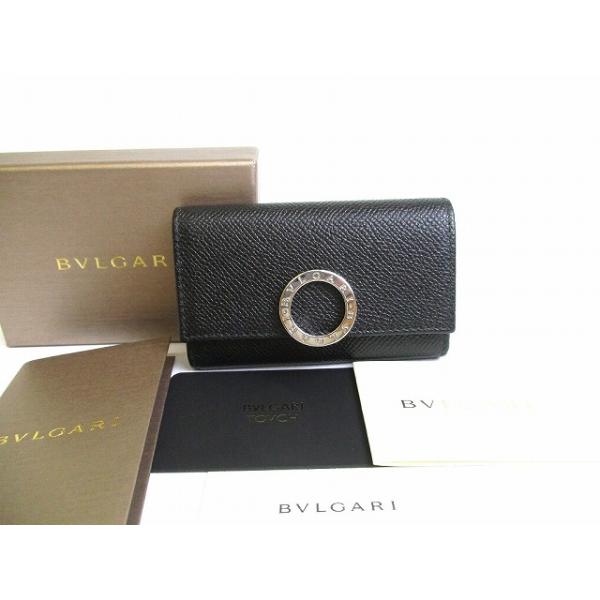 ブルガリ BVLGARI ブルガリブルガリ ロゴクリップ グレインレザー 6連