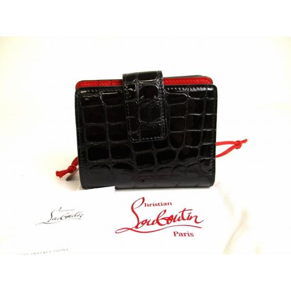 Christian Louboutin 二つ折り財布 デニム/シルバー ルブタン Christian Louboutin 二つ折り財布 デニム/シルバー ルブタン 楽天市場