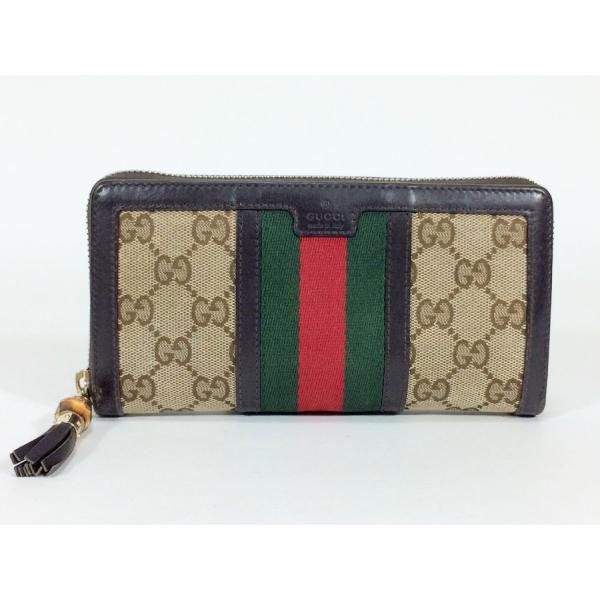 GUCCI グッチ 長財布シェリーライン
