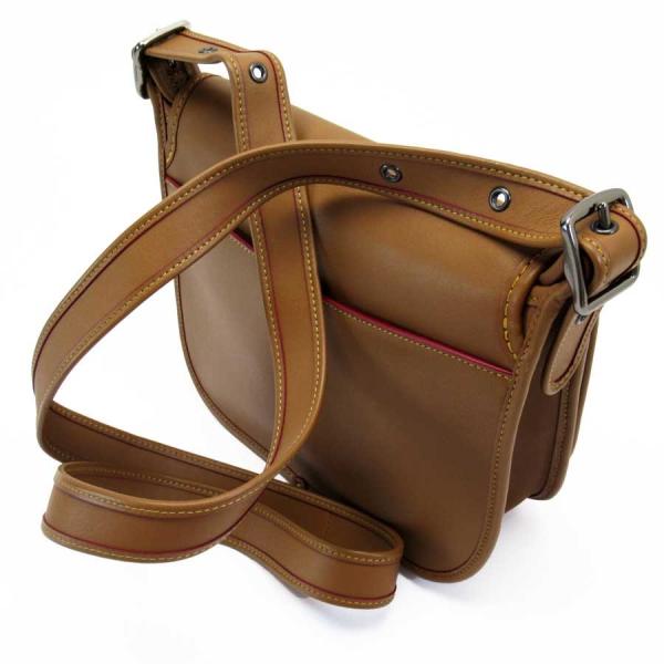 コーチ レザー Coach レザー ブラウン おすすめ 斜め掛けショルダーバッグ コラボ ミッキー ディズニー おすすめ ブラウン ブランドバリュー