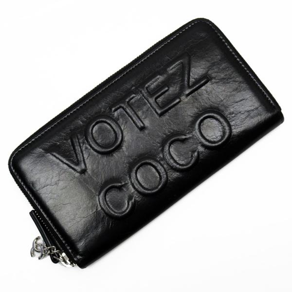 CHANEL VOTEZ COCO 長財布 ブラック brandvalue-store_54896a