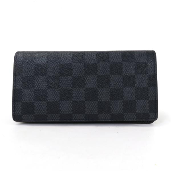 LOUIS VUITTON ルイ ヴィトン 二つ折り長財布 ダミエグラ