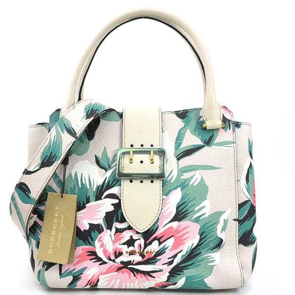 BURBERRY バーバリー ハンドバッグ ショルダーバッグ レザー ライト